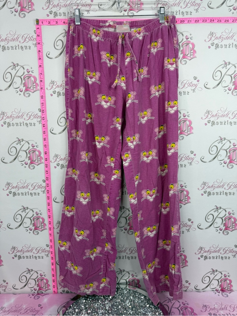 Pink panther pj Women's Pajama Pants - Pink Panther Print
